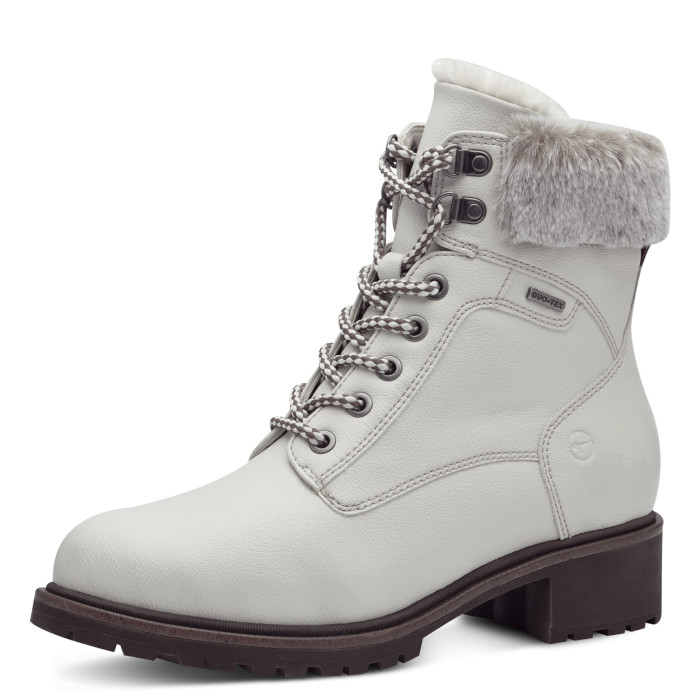 detail Dámské kotníkové boty Tamaris 1-26266-43 109 Bílé