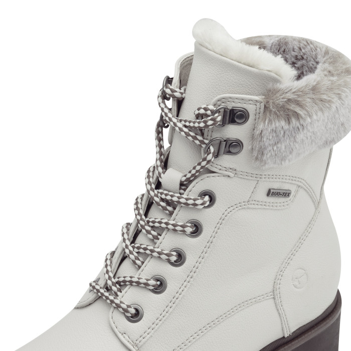 detail Dámské kotníkové boty Tamaris 1-26266-43 109 Bílé