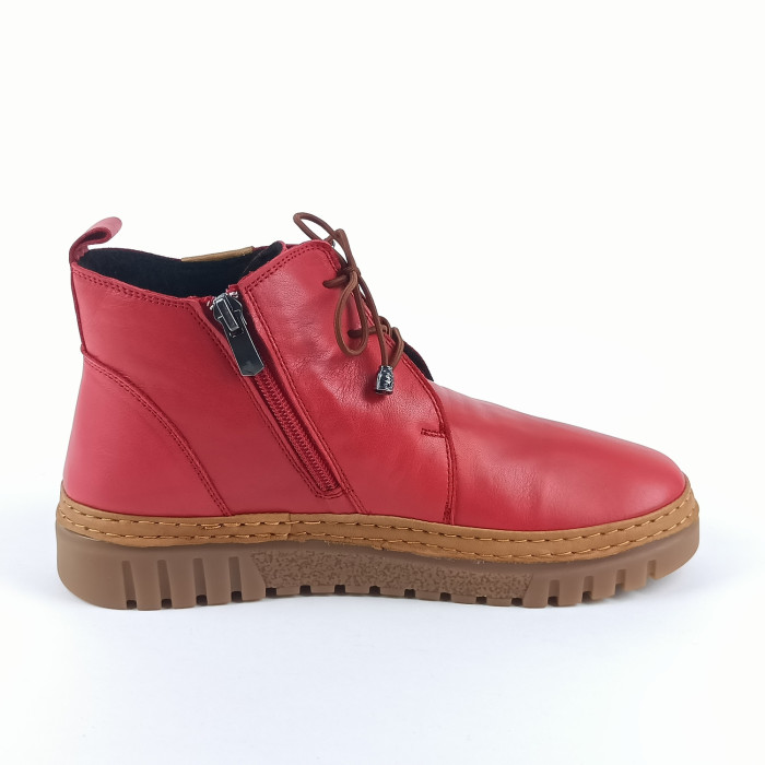 detail Dámské kotníkové boty Mago 207 743 červené
