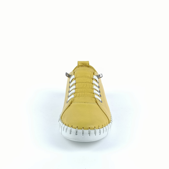 detail Dámské polobotky Mago 064 6019 1 žluté