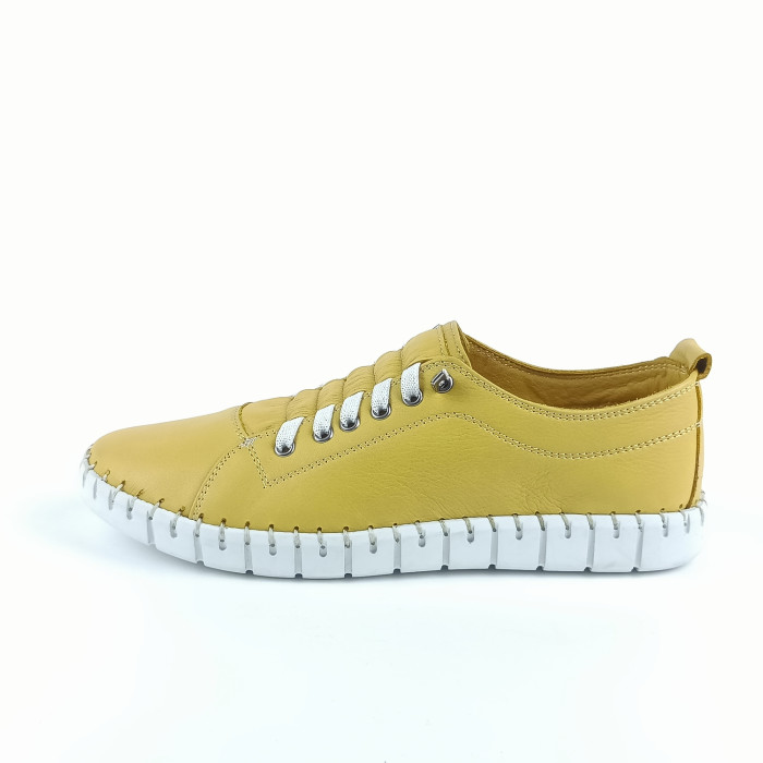 detail Dámské polobotky Mago 064 6019 1 žluté