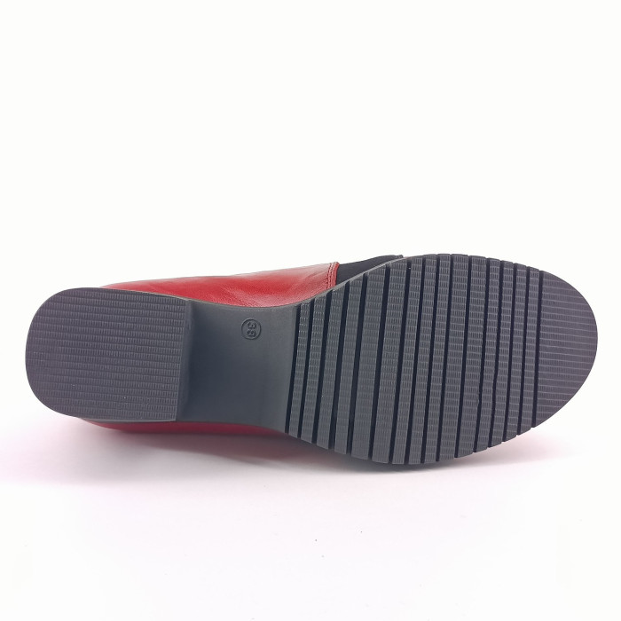 detail Dámské polobotky Barton 24-2547 červené