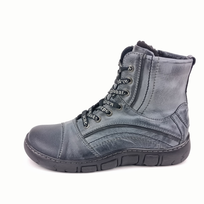 detail Dámské kotníkové boty Kacper 4-0203 šedé