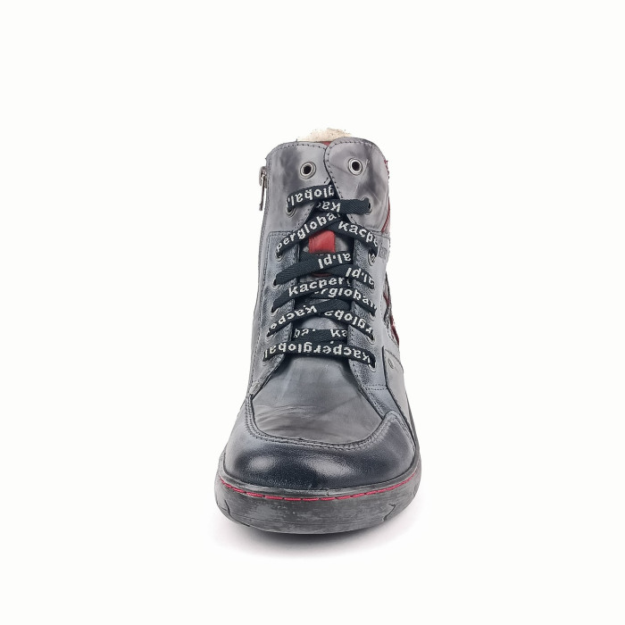 detail Dámské kotníkové boty Kacper 4-0226 šedé