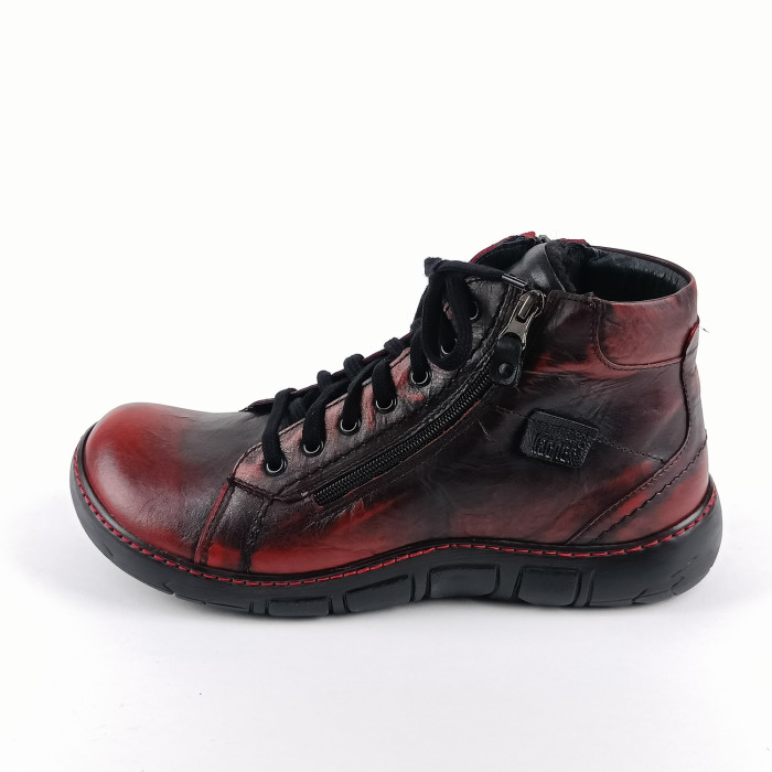 detail Pánské kotníkové boty Kacper 3-1288 červené