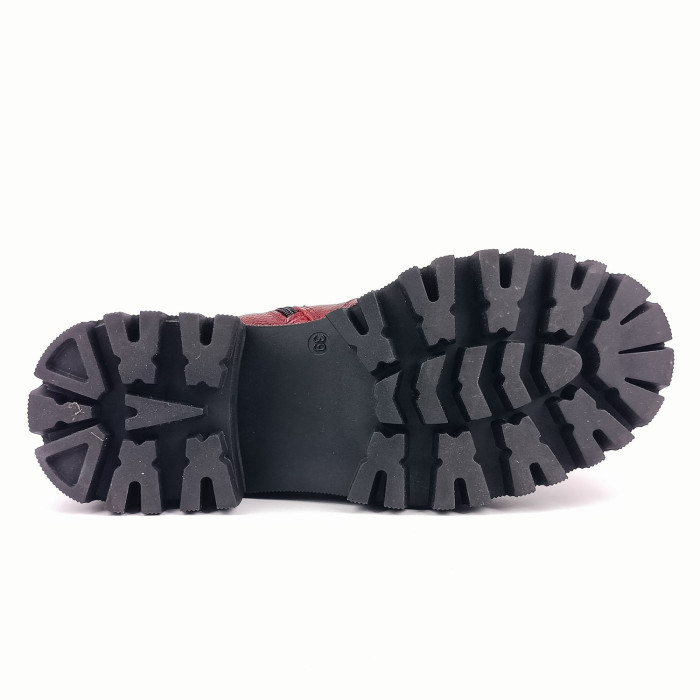 detail Dámské kotníkové boty Bartoň 242510 vínové