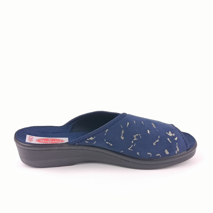 detail Domácí pantofle Rogallo E/29214 modré