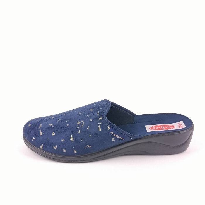 detail Domácí pantofle Rogallo E/29215 modré