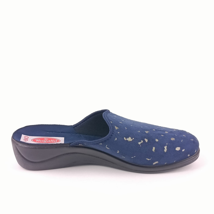 detail Domácí pantofle Rogallo E/29215 modré