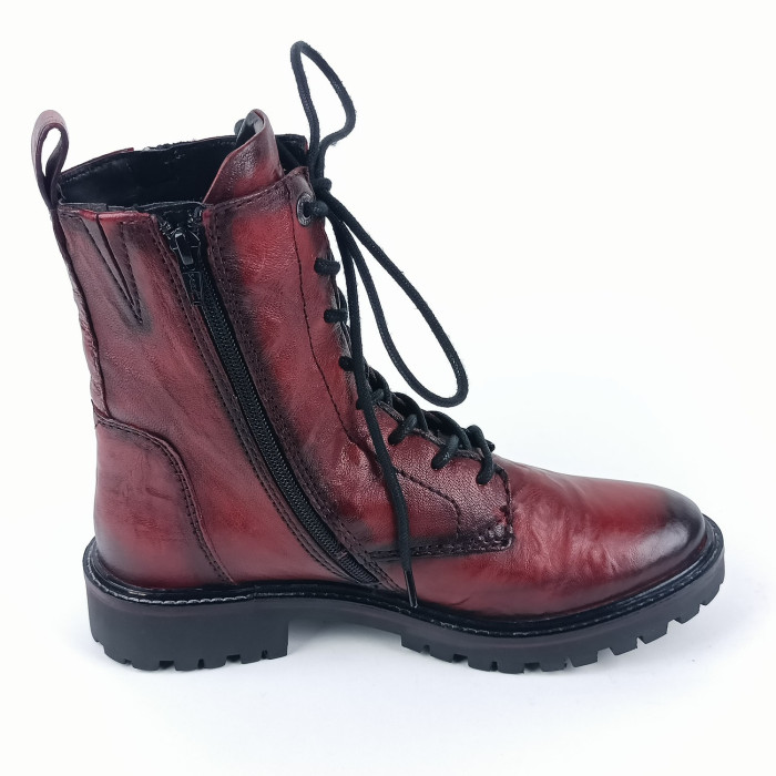 detail Dámské kotníkové boty Bagatt D31-AOE50-4000 vínové
