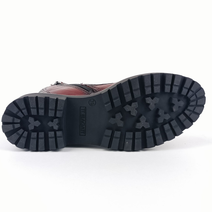 detail Dámské kotníkové boty Bagatt D31-AOE50-4000 vínové