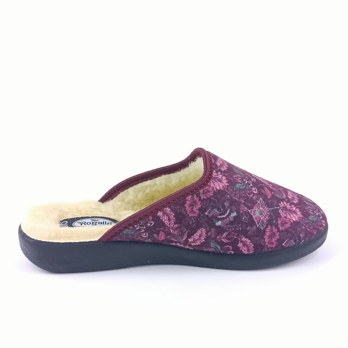 detail Domácí pantofle Rogallo 3100/110 vínové