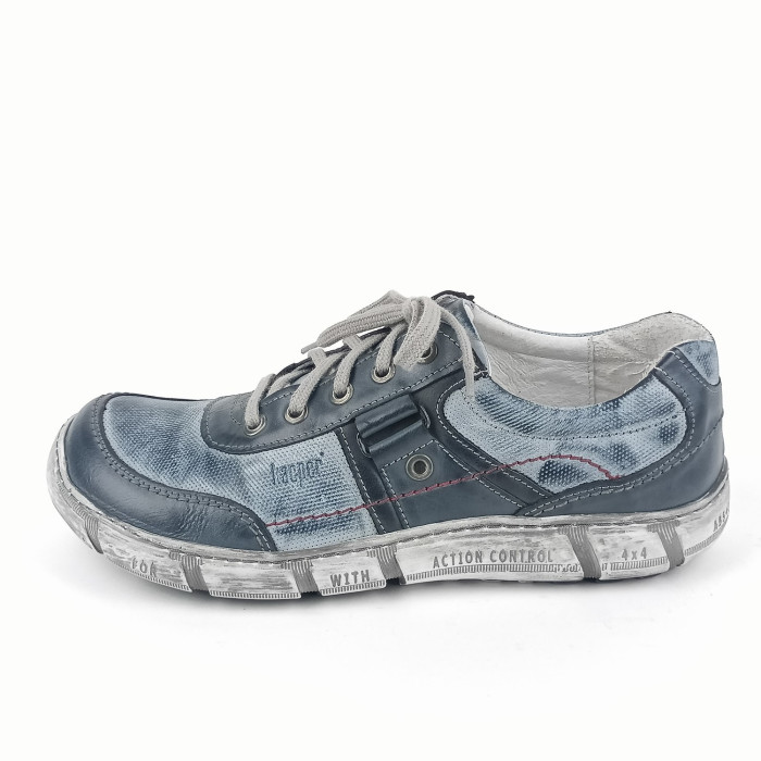 detail Pánské polobotky Kacper 1-7101 modré