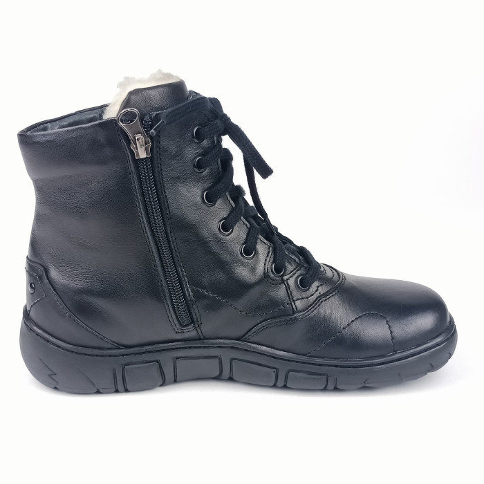 detail Dámské kotníkové boty Kacper 4-0595 černé