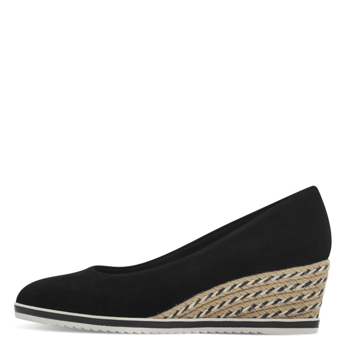 detail Dámské lodičky na klínku Tamaris 1-22303-42 001 černé