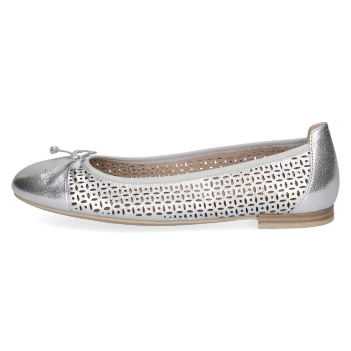 detail Dámské baleríny Caprice 9-22185-42 920 stříbrné
