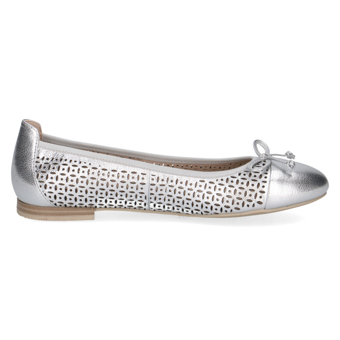detail Dámské baleríny Caprice 9-22185-42 920 stříbrné