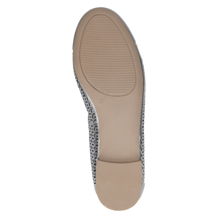 detail Dámské baleríny Caprice 9-22185-42 920 stříbrné