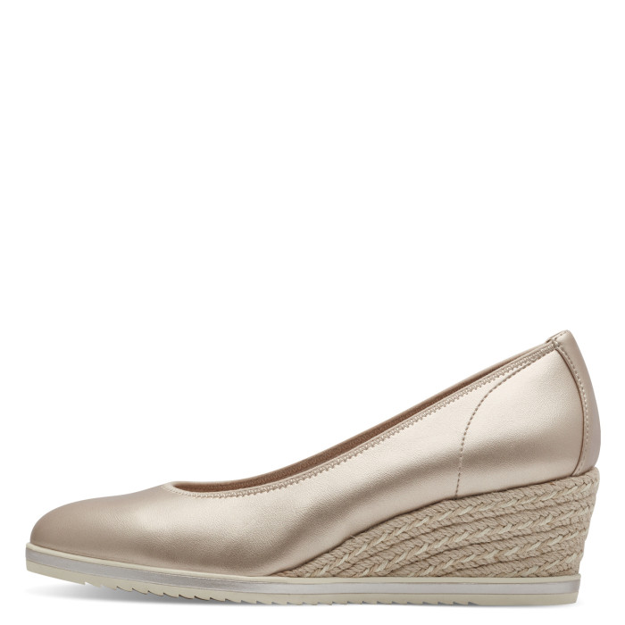 detail Dámské lodičky na klínku Tamaris 1-22305-42 933 metalické