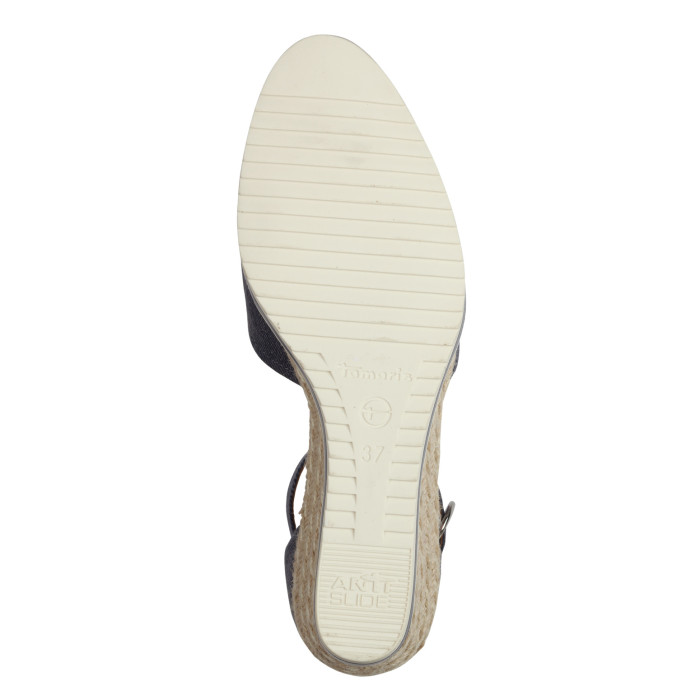 detail Dámské lodičky na klínku Tamaris 1-22319-44 800 modré