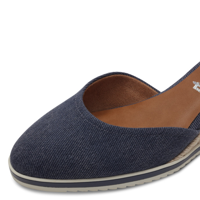 detail Dámské lodičky na klínku Tamaris 1-22319-44 800 modré