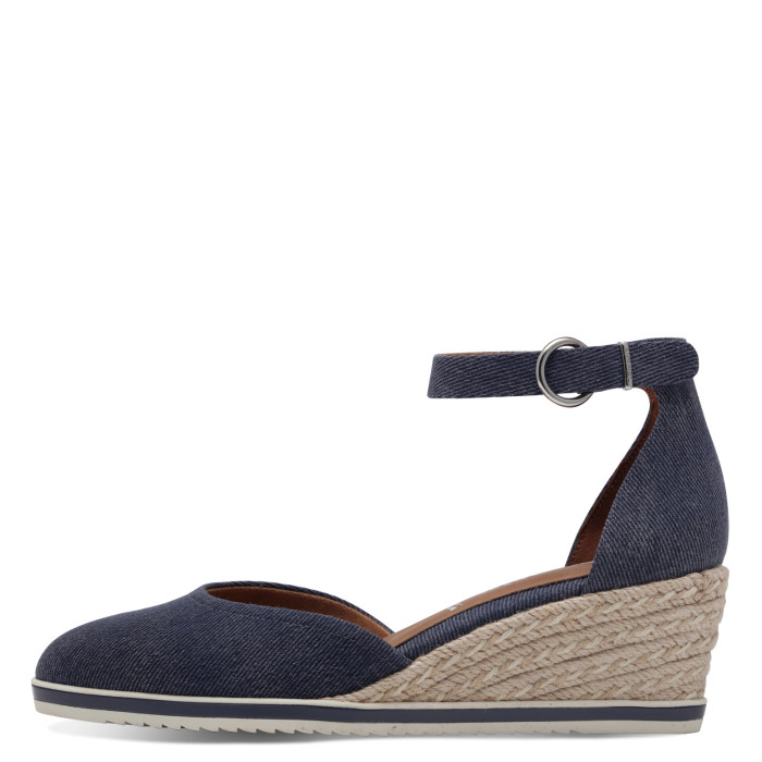 detail Dámské lodičky na klínku Tamaris 1-22319-44 800 modré