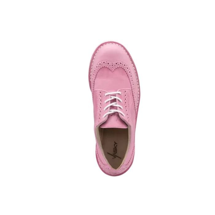 detail Dámské polobotky Vasky Brogue Low Pink