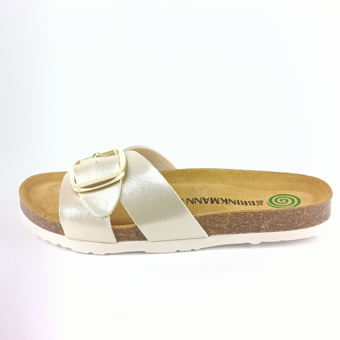 detail Dámské zdravotní pantofle Dr.Brinkmann 700700-08 metalické