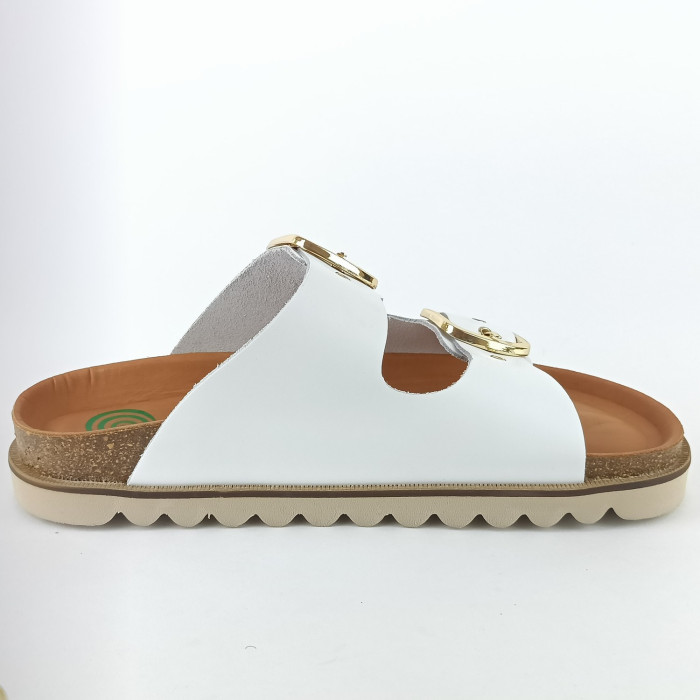 detail Dámské zdravotní pantofle Dr.Brinkmann 700680-03 bílé