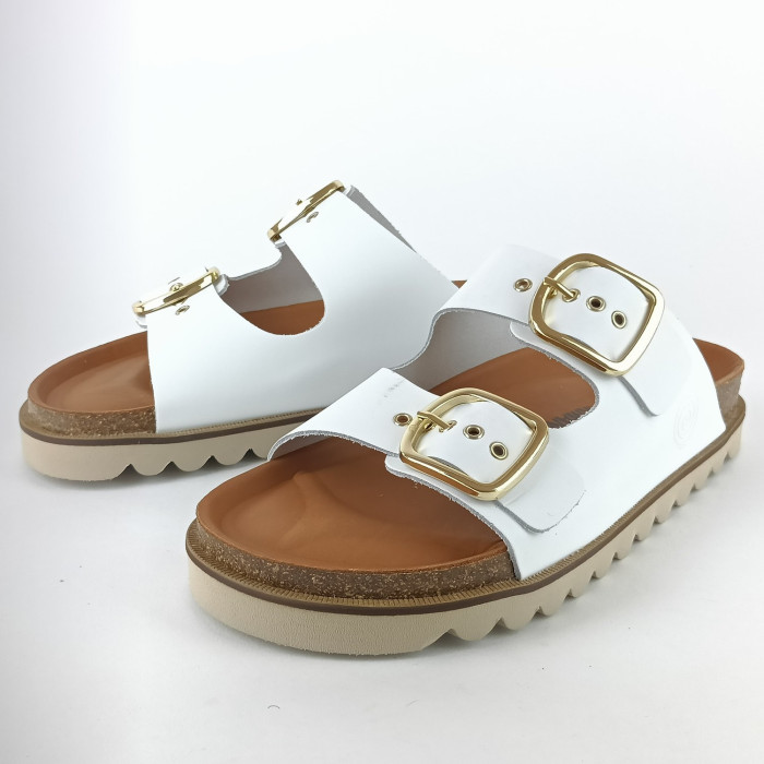 detail Dámské zdravotní pantofle Dr.Brinkmann 700680-03 bílé