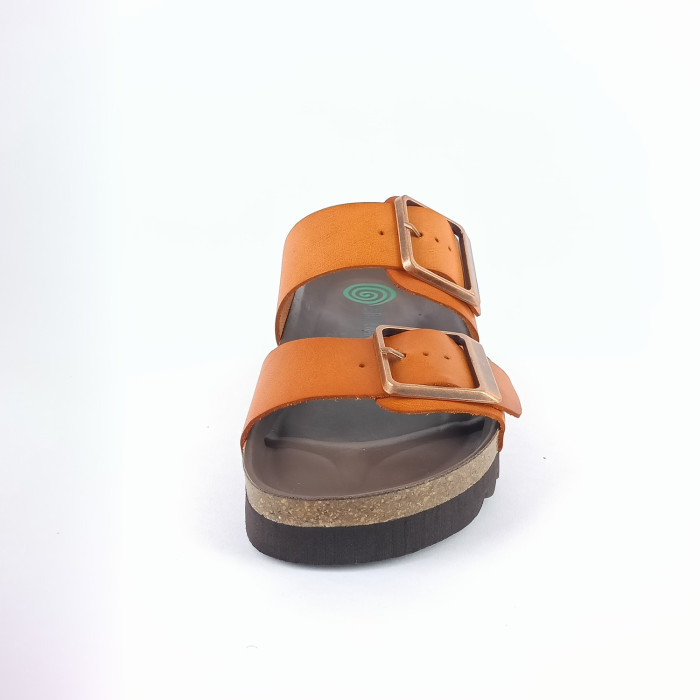 detail Dámské zdravotní pantofle Dr.Brinkmann 700686-62 oranžové