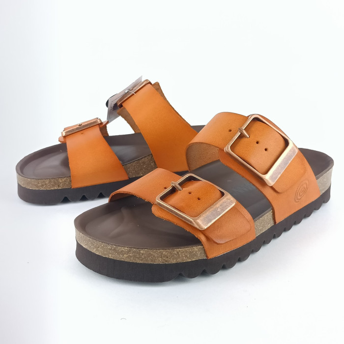 detail Dámské zdravotní pantofle Dr.Brinkmann 700686-62 oranžové