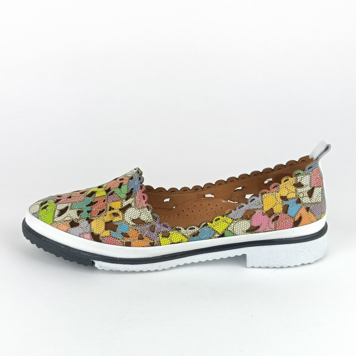 detail Dámské mokasíny Manitu 840139-00 vícebarevné