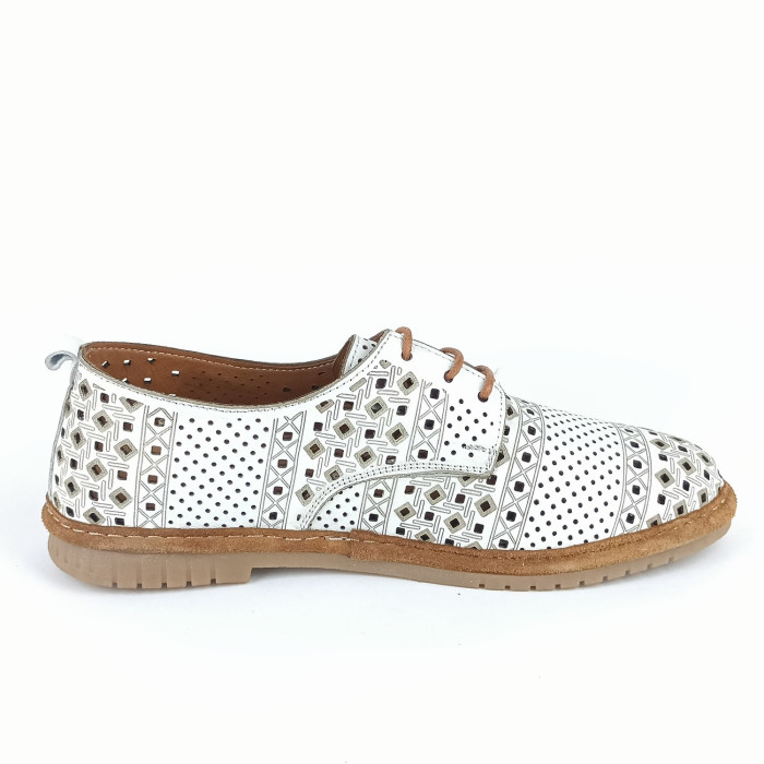 detail Dámské polobotky Manitu 840136-03 bílé