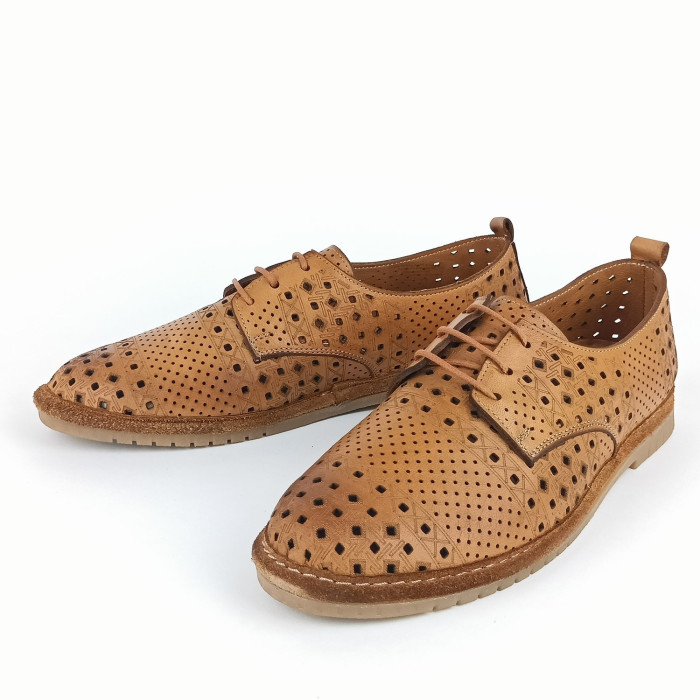 detail Dámské polobotky Manitu 840136-21 hnědé