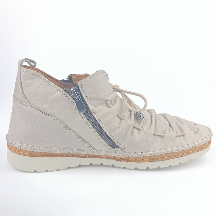 detail Dámské kotníkové boty Manitu 990643-91 béžové