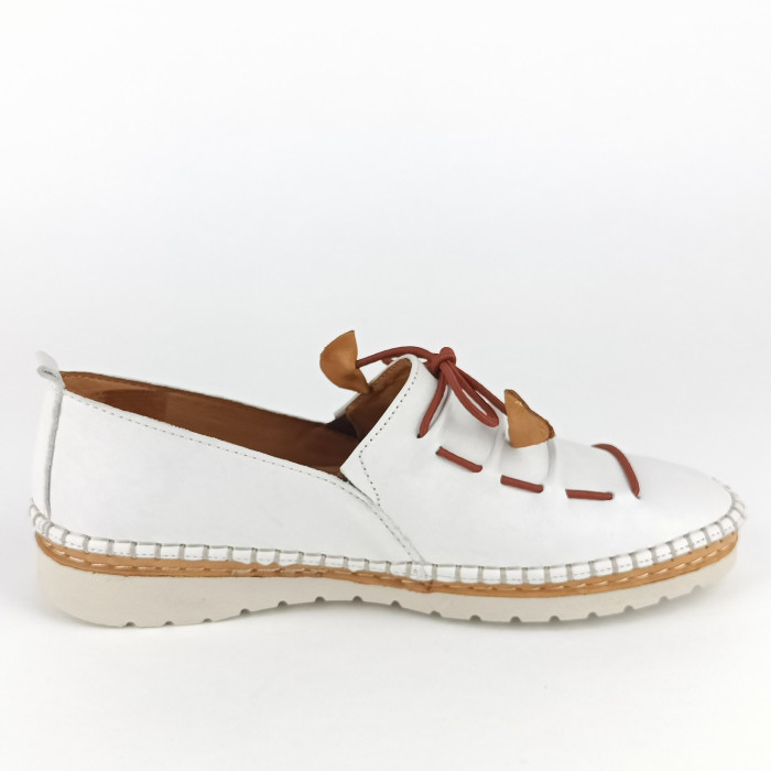 detail Dámské mokasíny Manitu 840089-03 bílé