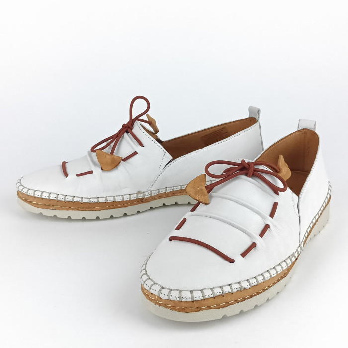 detail Dámské mokasíny Manitu 840089-03 bílé