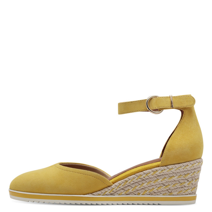 detail Dámské lodičky na klínku Tamaris 1-22309-42 600 žluté