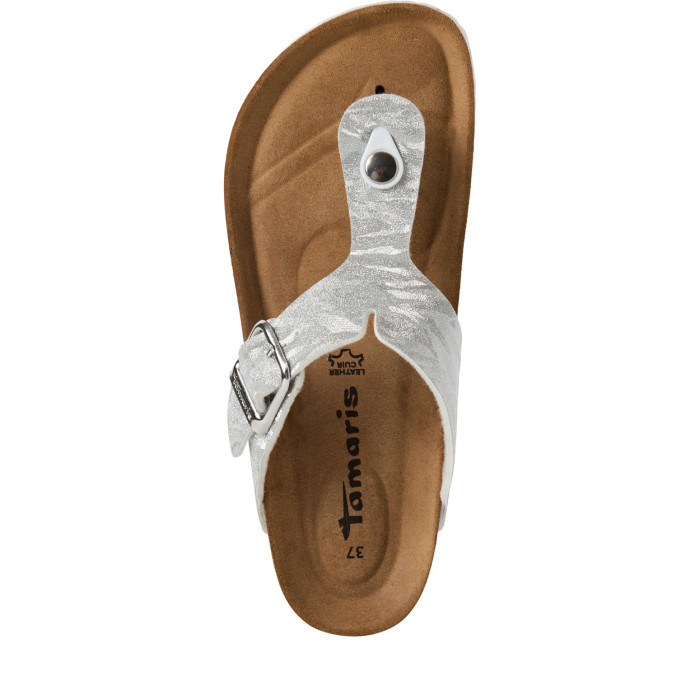 detail Dámské žabky Tamaris 1-27522-42 989 stříbrné