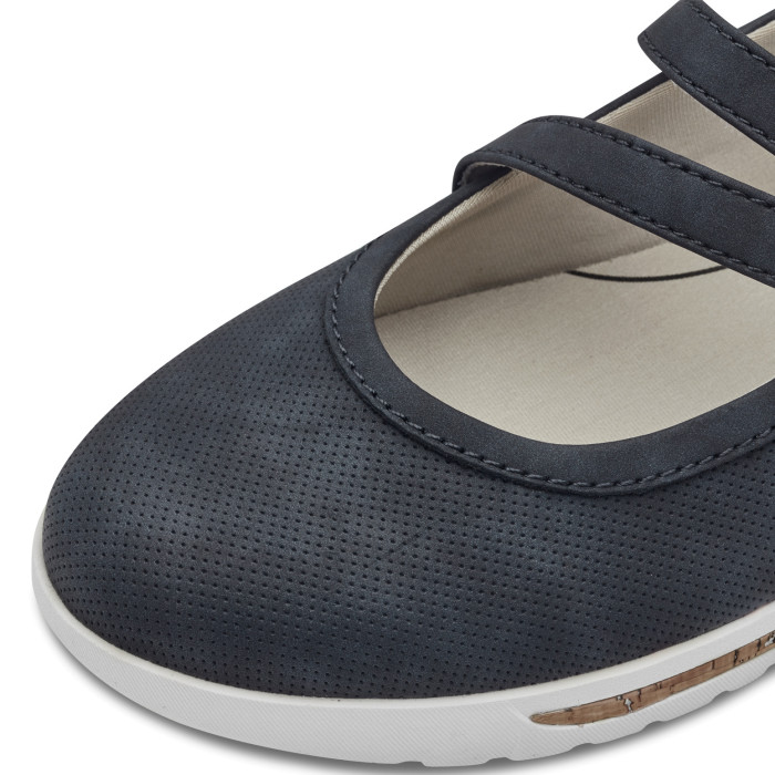 detail Dámské baleríny Jana 8-22179-44 805 modré