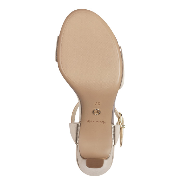 detail Dámské sandály na podpatku Tamaris 1-28008-42 933 zlaté