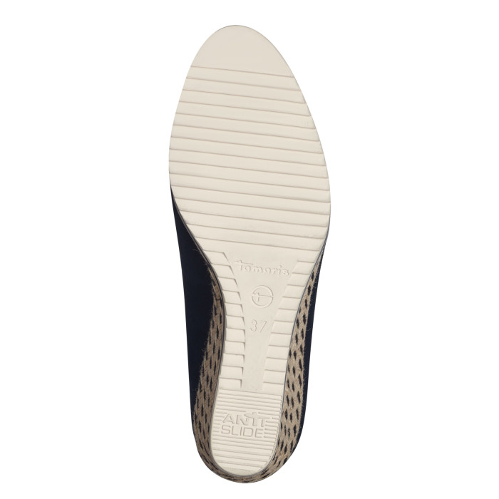 detail Dámské lodičky na klínku Tamaris 1-22303-42 805 modré