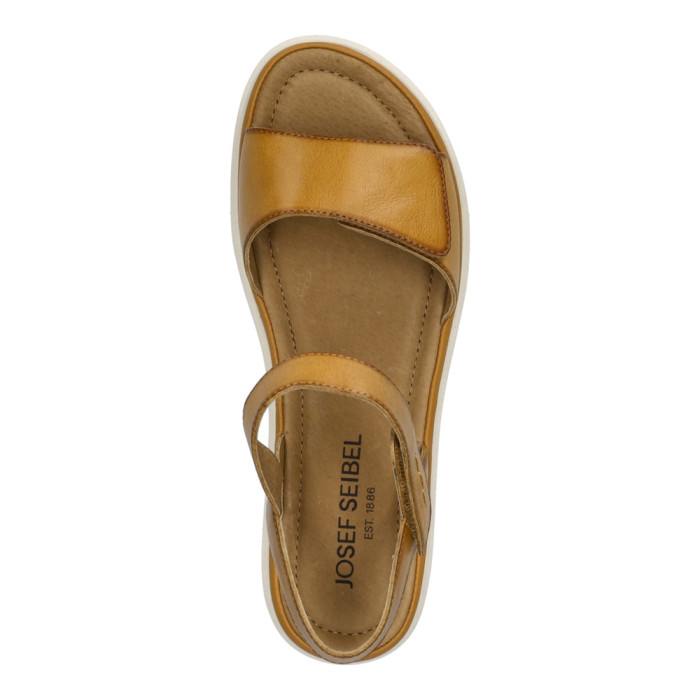 detail Dámské sandály na klínku Josef Seibel 76401 205 835 hnědé