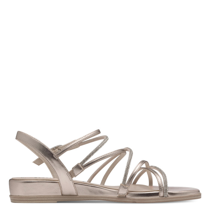 detail Dámské sandály na klínku Tamaris 1-28103-42 933 zlaté