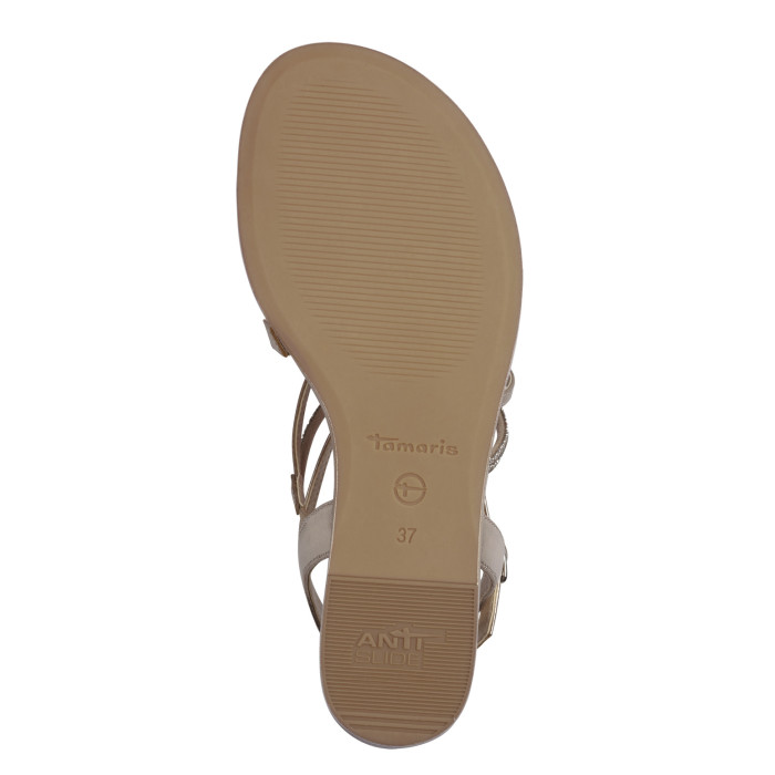 detail Dámské sandály na klínku Tamaris 1-28103-42 933 zlaté