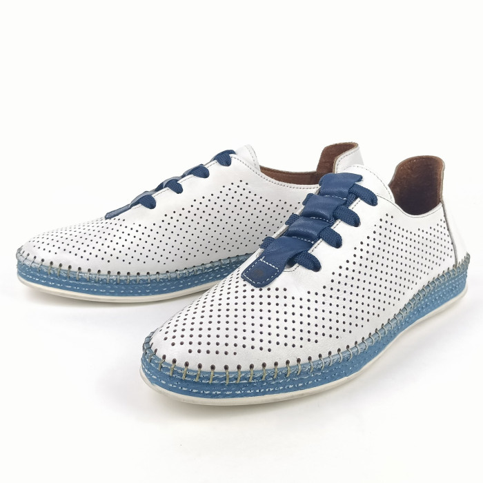 detail Dámské polobotky Manitu 850095-05 bílé