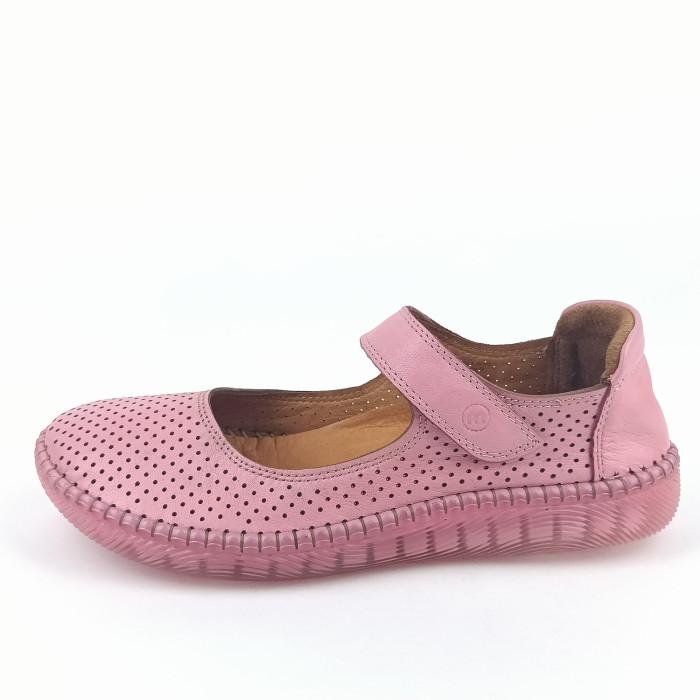 detail Dámské polobotky Manitu 840116-42 růžové