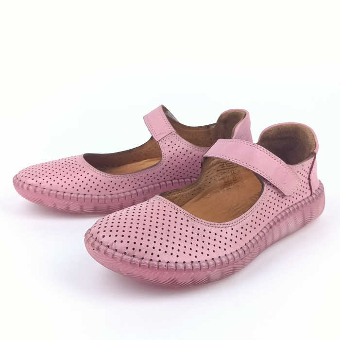 detail Dámské polobotky Manitu 840116-42 růžové