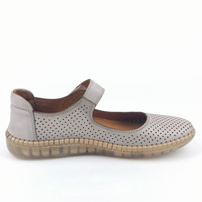 detail Dámské polobotky Manitu 840116-08 béžové